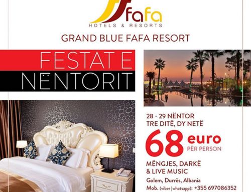 Grand Blue Fafa Resort – Festoni Festat e Nentorit tek Grand Blue Fafa Resort