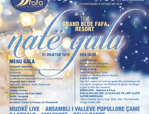 Grand Blue Fafa Resort – Festojmë ndërrimin e viteve në Grand Blue Fafa
